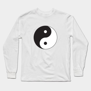Classic Yin Yang symbol Long Sleeve T-Shirt